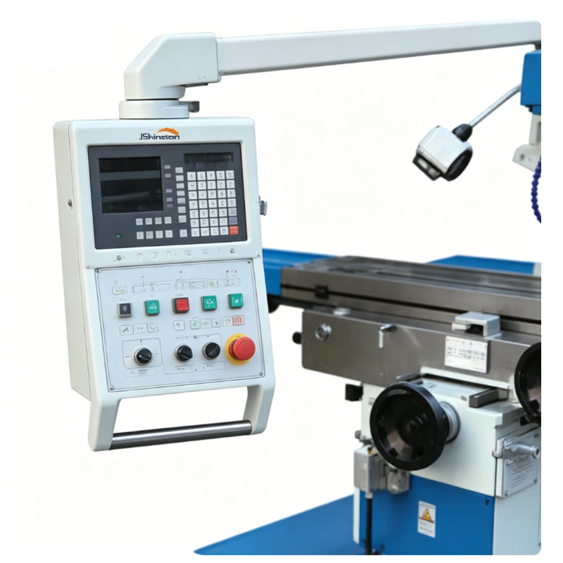 vertical milling machine working