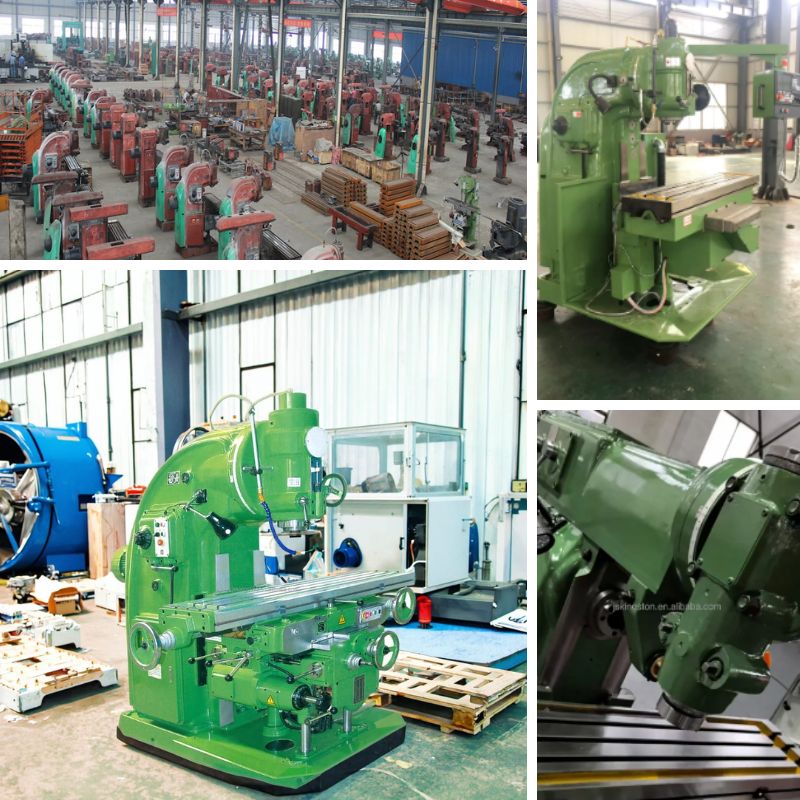 7.5kW knee type mill for toolroom