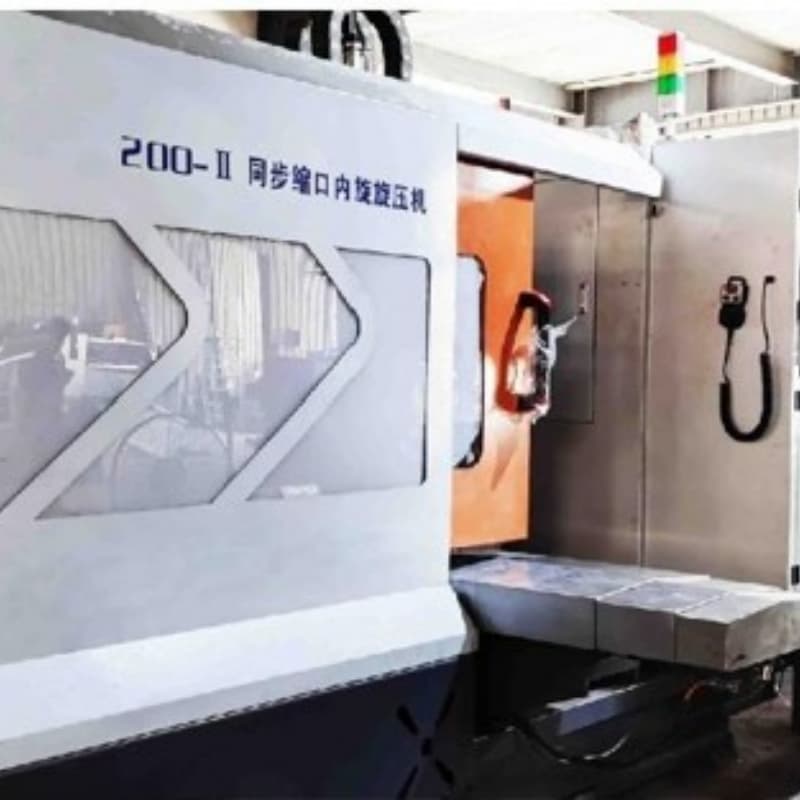 Double roller metal spinning machine